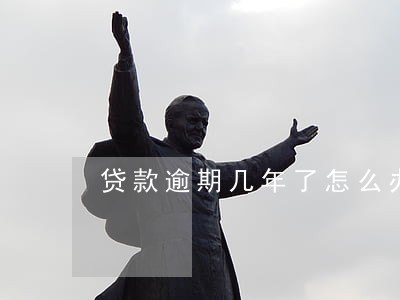 贷款逾期几年了怎么办 贷款逾期几年了怎么办