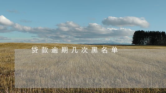 贷款逾期几次黑名单 贷款逾期几次黑名单