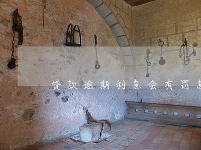 贷款逾期利息会有罚息吗 贷款逾期利息会有罚息吗
