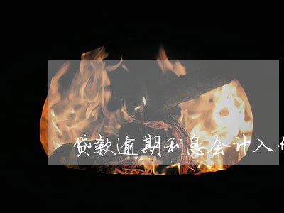 贷款逾期利息会计入什么科目 贷款逾期利息会计入什么科目