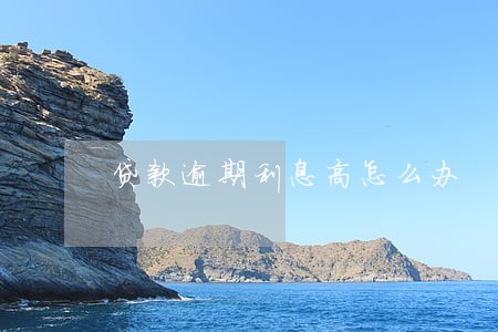 贷款逾期利息高怎么办 贷款逾期利息高怎么办