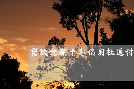 贷款逾期十年信用社追讨责任 贷款逾期十年信用社追讨责任