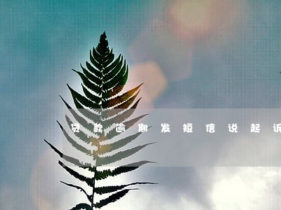 贷款逾期发短信说起诉坐牢 贷款逾期发短信说起诉坐牢