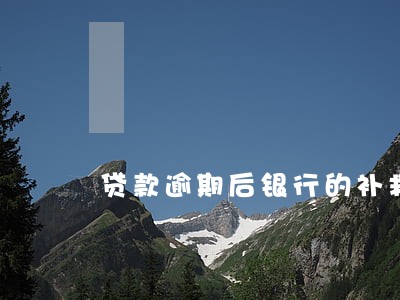贷款逾期后银行的补救措施 贷款逾期后银行的补救措施