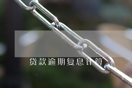 贷款逾期复息计算 贷款逾期复息计算
