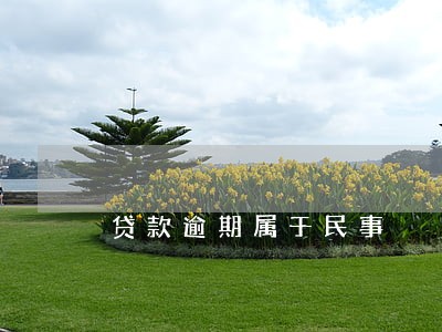 贷款逾期属于民事 贷款逾期属于民事