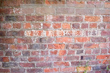 贷款逾期影不影响征信