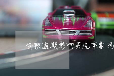 贷款逾期影响买汽车票吗 贷款逾期影响买汽车票吗