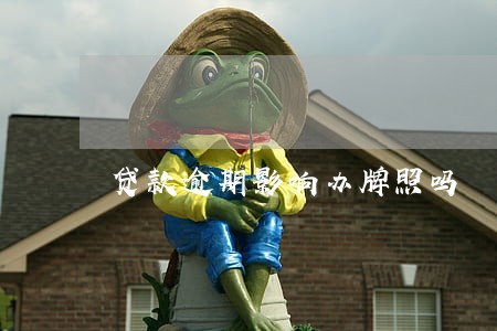 贷款逾期影响办牌照吗 贷款逾期影响办牌照吗