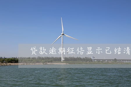 贷款逾期征信显示已结清