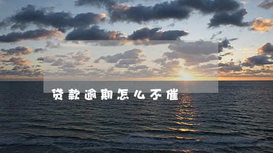 贷款逾期怎么不催 贷款逾期怎么不催