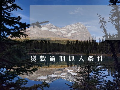 贷款逾期抓人条件 贷款逾期抓人条件