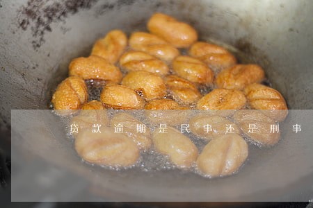 贷款逾期是民事还是刑事 贷款逾期是民事还是刑事