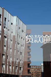 贷款逾期月份数6次 贷款逾期月份数6次
