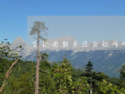 贷款逾期未还会起诉吗 贷款逾期未还会起诉吗