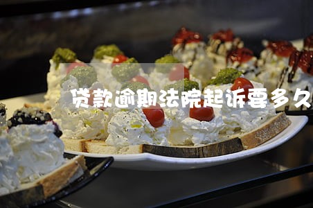 贷款逾期法院起诉要多久 贷款逾期法院起诉要多久