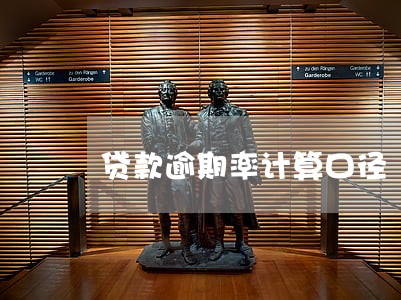 贷款逾期率计算口径 贷款逾期率计算口径