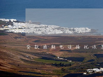 贷款逾期电话骚扰该怎样应对 贷款逾期电话骚扰该怎样应对