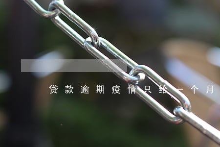 贷款逾期疫情只给一个月时间 贷款逾期疫情只给一个月时间