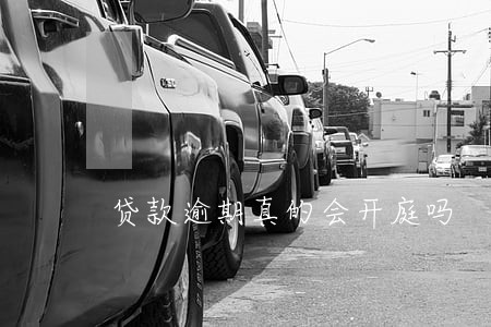 贷款逾期真的会开庭吗 贷款逾期真的会开庭吗