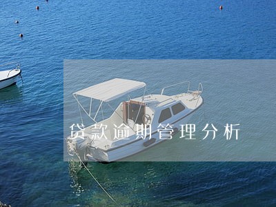 贷款逾期管理分析 贷款逾期管理分析