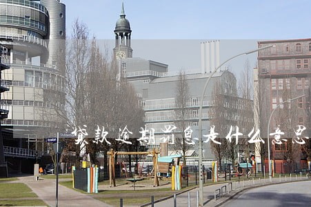 贷款逾期罚息是什么意思 贷款逾期罚息是什么意思