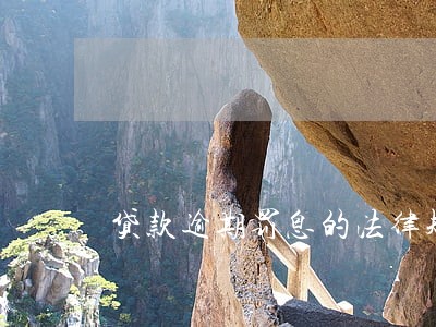 贷款逾期罚息的法律规定 贷款逾期罚息的法律规定