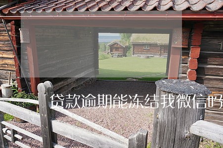 贷款逾期能冻结我微信吗 贷款逾期能冻结我微信吗