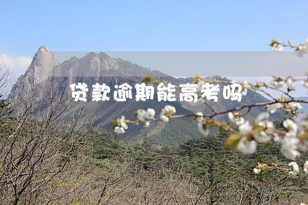 贷款逾期能高考吗 贷款逾期能高考吗