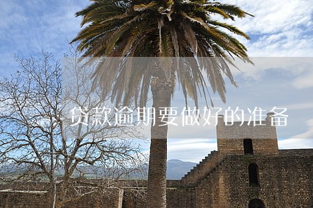 贷款逾期要做好的准备 贷款逾期要做好的准备