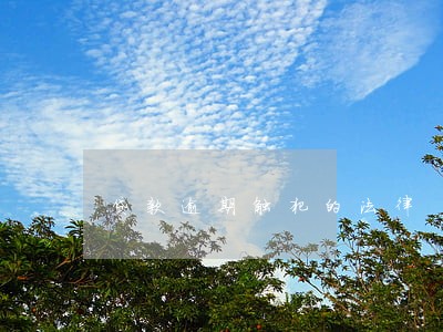 贷款逾期触犯的法律 贷款逾期触犯的法律