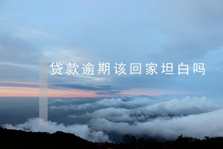 贷款逾期该回家坦白吗 贷款逾期该回家坦白吗