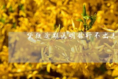 贷款逾期说明银行不出怎么办 贷款逾期说明银行不出怎么办