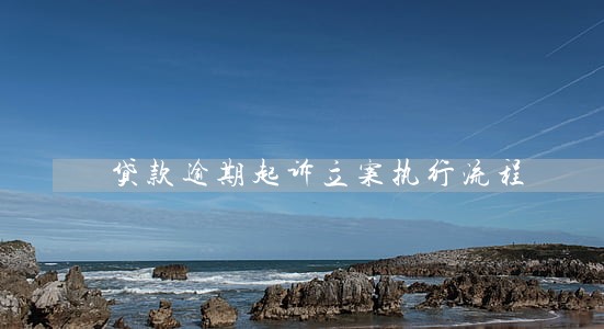 贷款逾期起诉立案执行流程 贷款逾期起诉立案执行流程