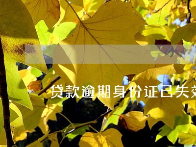 贷款逾期身份证已失效