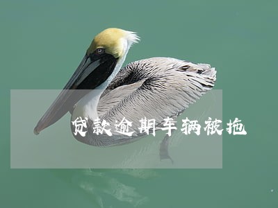 贷款逾期车辆被拖 贷款逾期车辆被拖