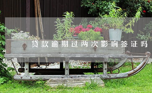贷款逾期过两次影响签证吗 贷款逾期过两次影响签证吗