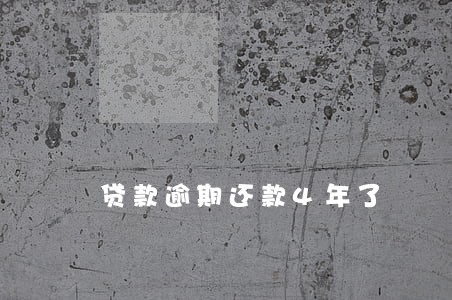 贷款逾期还款4年了