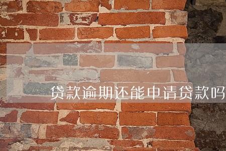 贷款逾期还能申请贷款吗 贷款逾期还能申请贷款吗