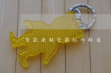 贷款逾期金额起诉标准 贷款逾期金额起诉标准
