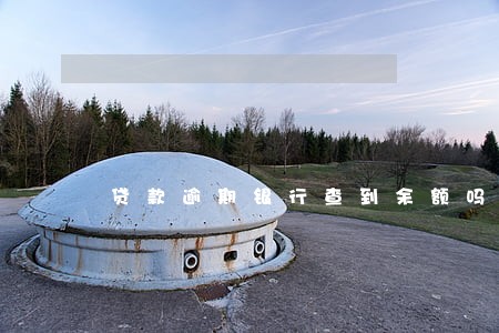 贷款逾期银行查到余额吗 贷款逾期银行查到余额吗