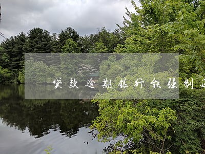 贷款逾期银行能强制还款吗 贷款逾期银行能强制还款吗