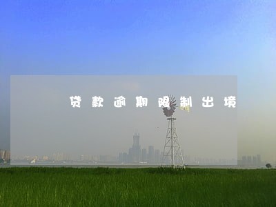 贷款逾期限制出境 贷款逾期限制出境