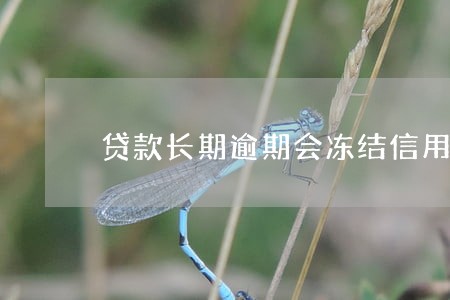 贷款长期逾期会冻结信用卡吗 贷款长期逾期会冻结信用卡吗