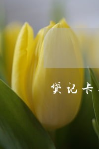 贷记卡逾期一个月是信用卡吗