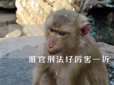 赃官刑法好厉害一折 赃官刑法好厉害一折