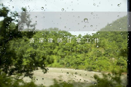 资深律师日常工作 资深律师日常工作