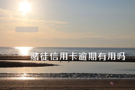 赌徒信用卡逾期有用吗