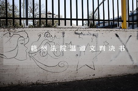 赣州法院温雅文判决书
