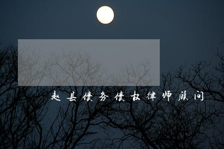 赵县债务债权律师顾问 赵县债务债权律师顾问